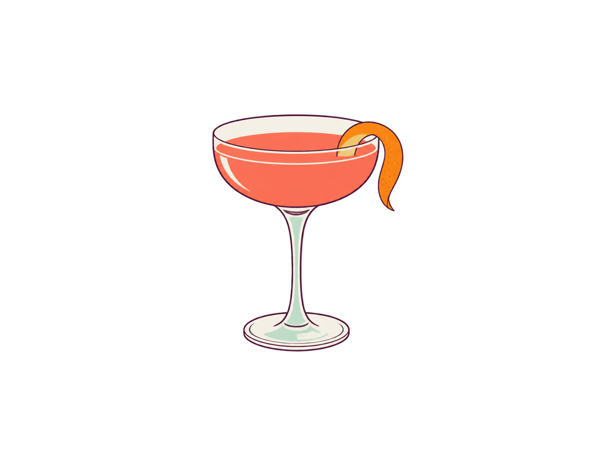 Adonis cocktail illustration