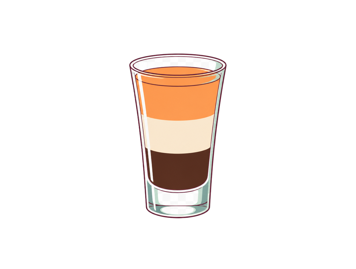 B-52 cocktail illustration
