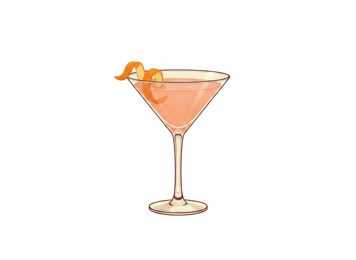 Division Bell cocktail illustration