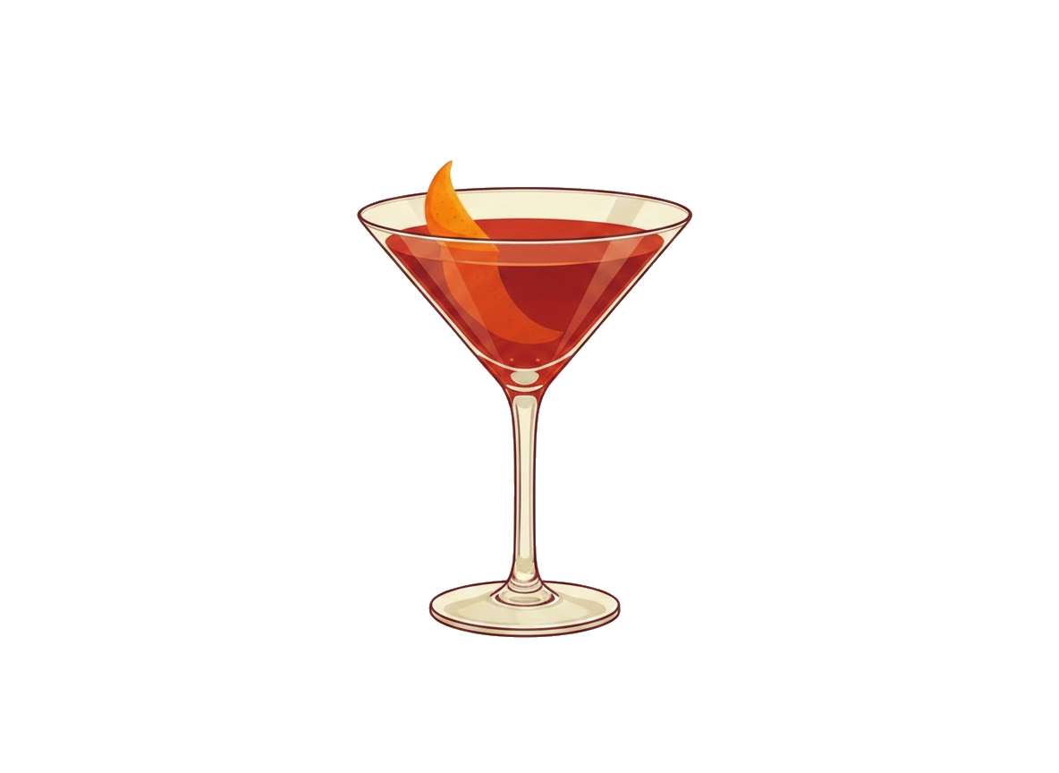 Hanky Panky cocktail illustration