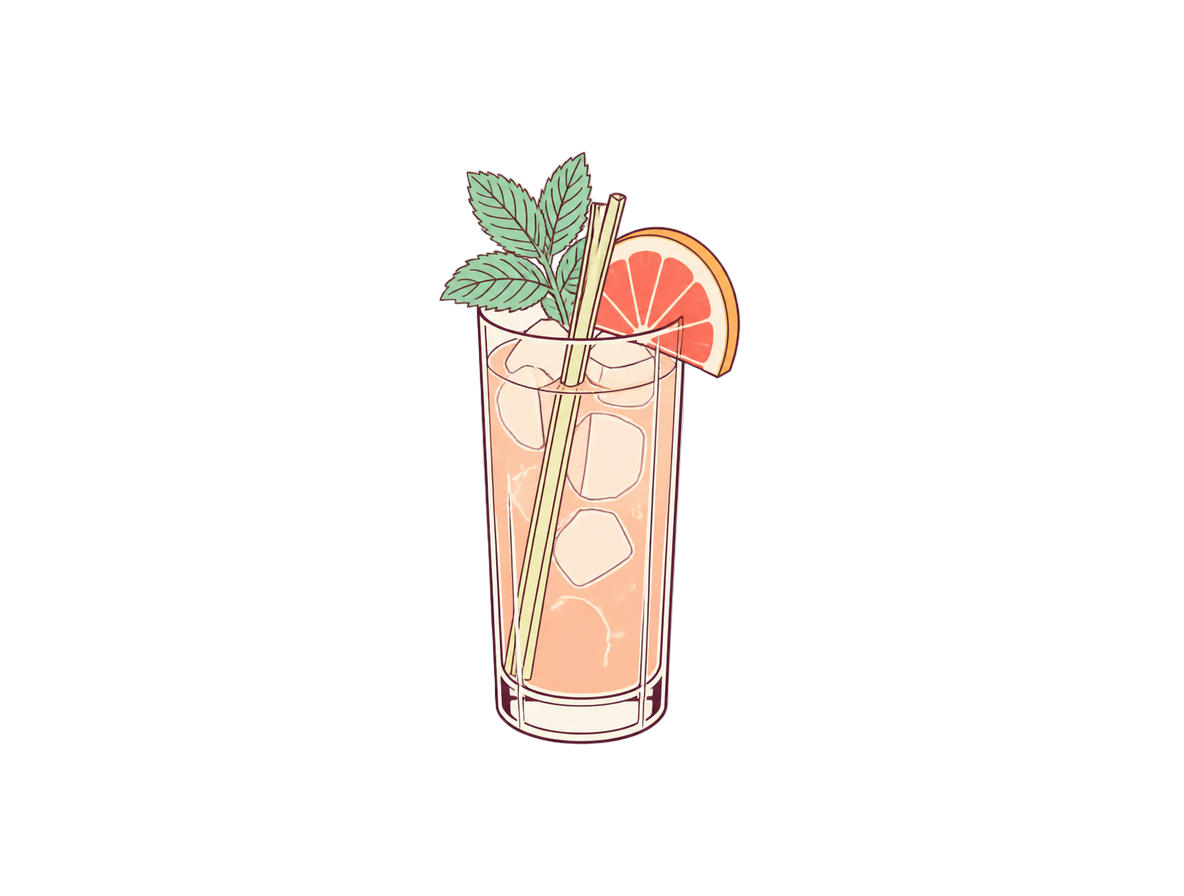 Like a Virgin cocktail illustration