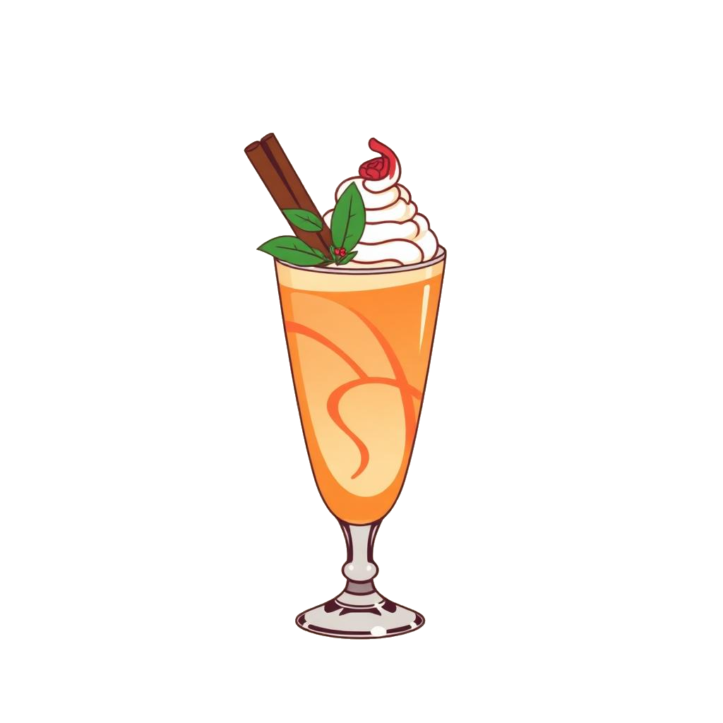 Summer Thai cocktail illustration