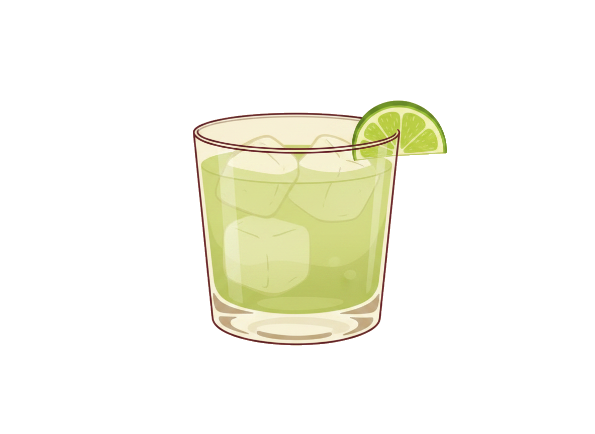Tommy's Margarita cocktail illustration